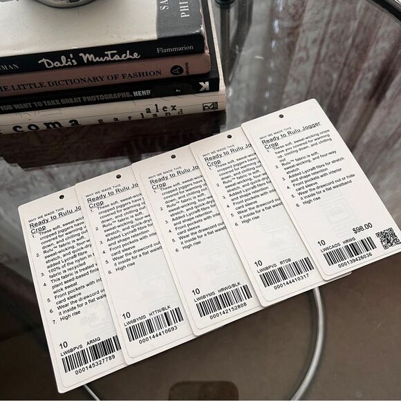 Lululemon Ready to Rulu High-Rise Cropped Jogger Navy/Black 10 - Picture 5 of 5